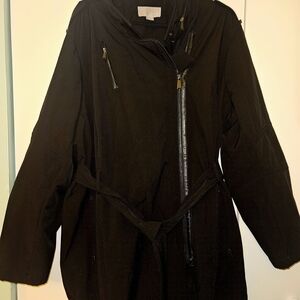 MICHAEL Michael Kors Black Trench Coat